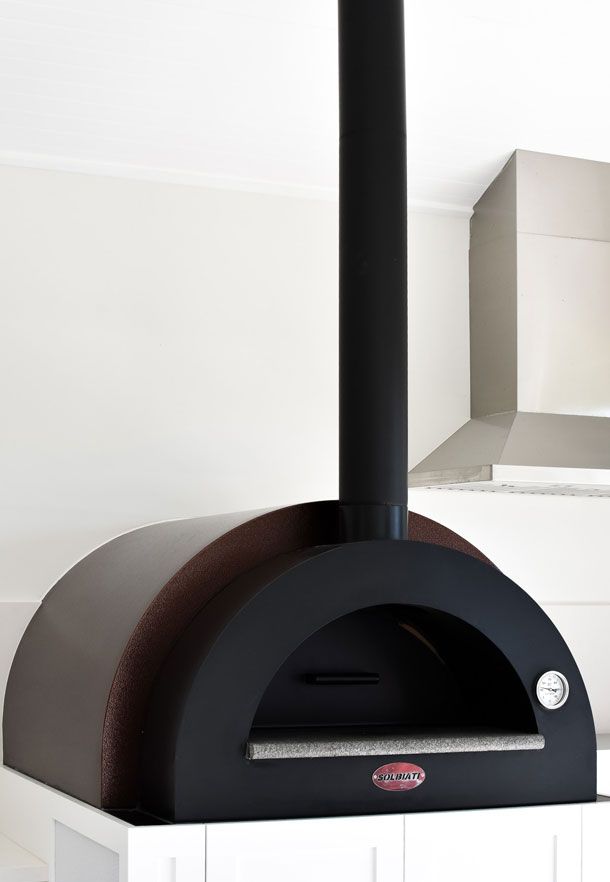  SOLBIATI CUSTOM MADE Stainless Steel Tunnel Wood Fired Oven Designed for the Modern Home 