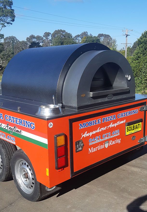  SOLBIATI CUSTOM BUILT Trailer Mounted Wood Fired Oven 